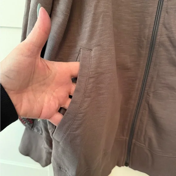 Evy’s Tree Alana Embroidered Sleeve French Terry Jacket, 2X - Picture 7 of 13